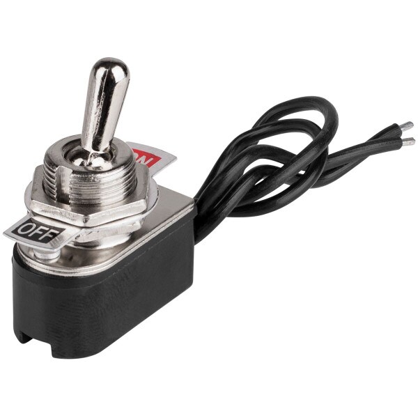 Main product image for SPST Light Duty Toggle Switch Pre Wired 060-543